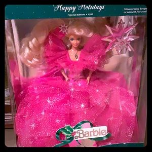 Happy holidays Barbie 1990